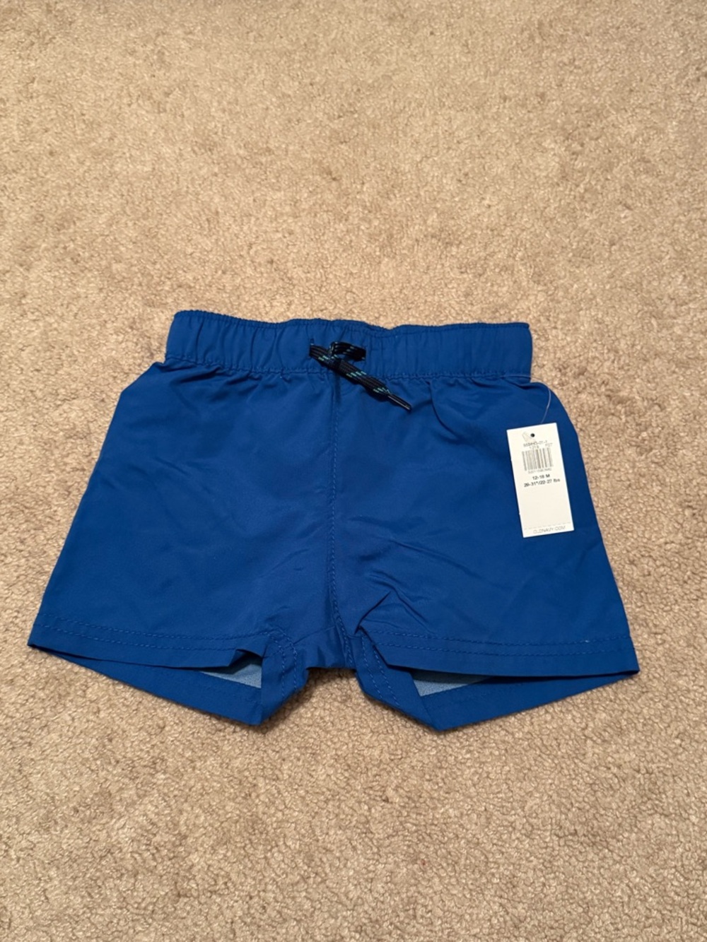 Old Navy Royal Blue Swim Shorts with Drawstring